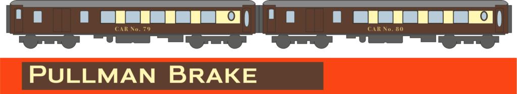 Revolution RT-KP-BR-220A All-steel K-type Pullman - Brake twin pack: Car No. 79 - Car No. 80 N Gauge *PRE ORDER £119.99*