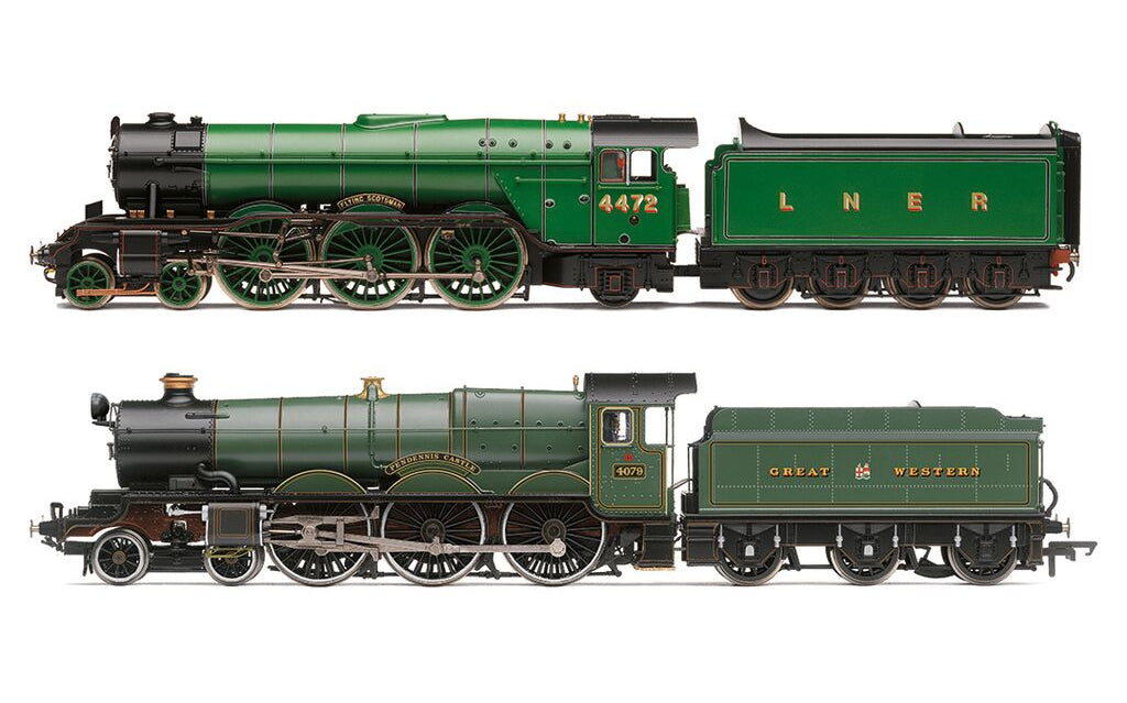 Hornby R30465 LNER Flying Scotsman & BR Pendennis Castle in Australia Twin pack OO Gauge *PRE ORDER £449.99*