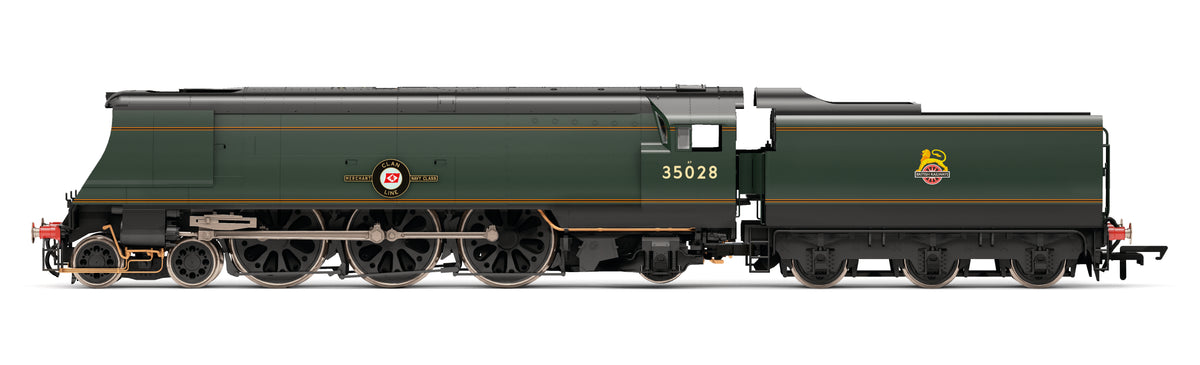 Hornby R30472SS BR Merchant Navy - Late BR Green - 35028 Clan Line - Steam Generator OO Gauge *PRE ORDER £310.24*