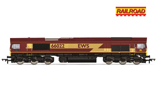 Hornby R30532 RailRoad EWS Class 66 Lafarge Charnwood 66022 OO Gauge