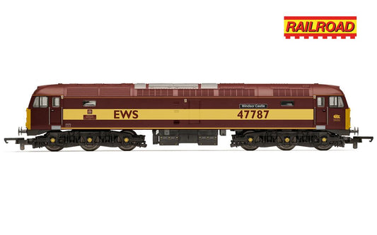 Hornby R30541 RailRoad EWS Class 47 Windsor Castle 47787 OO Gauge *PRE ORDER £85.49*