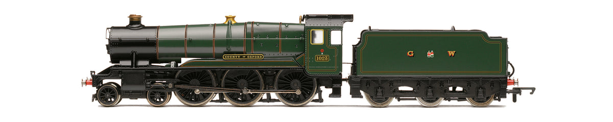 Hornby R30562 RailRoad GWR County Class County of Oxford 1023 OO Gauge *PRE ORDER £123.24*