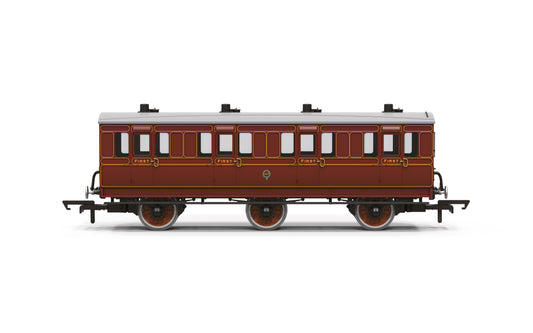 Hornby R40538 LB&SCR 6 wheel First class coach 452 OO Gauge *PRE ORDER £35.99*