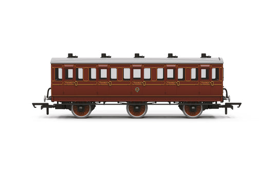 Hornby R40539 LB&SCR 6 wheel third class coach 612 OO Gauge *PRE ORDER £35.99*