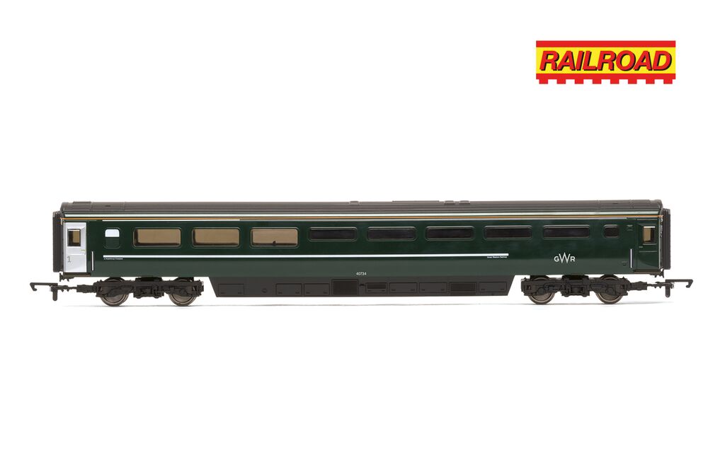 Hornby R40553 RailRoad GWR Mk3 Buffet 40734 OO Gauge