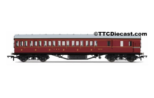 Hornby R4677 LMS Non-Corridor 57' Third Class Brake Coach  *LAST ONE*