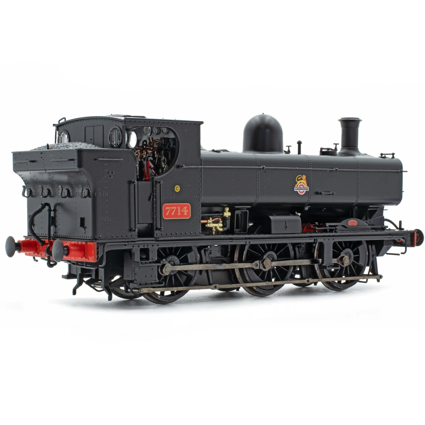 Accurascale ACC2888-DCC Pannier Tank 5700 Class 7714 Early Emblem Black DCC Sound Fitted OO Gauge