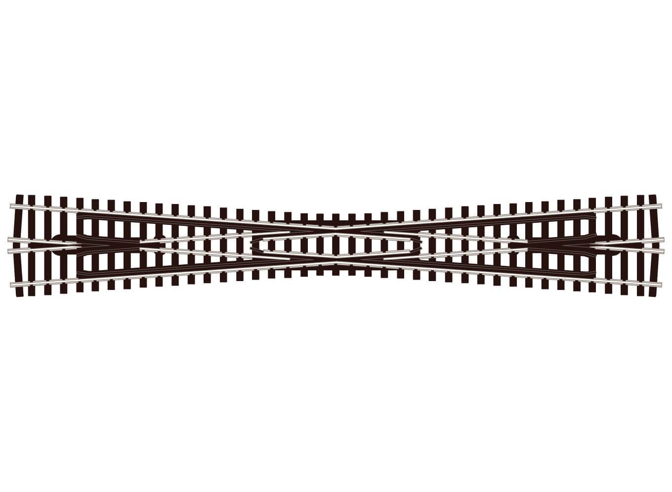 Peco SL-394 Long Crossing (8° angle) - N Gauge
