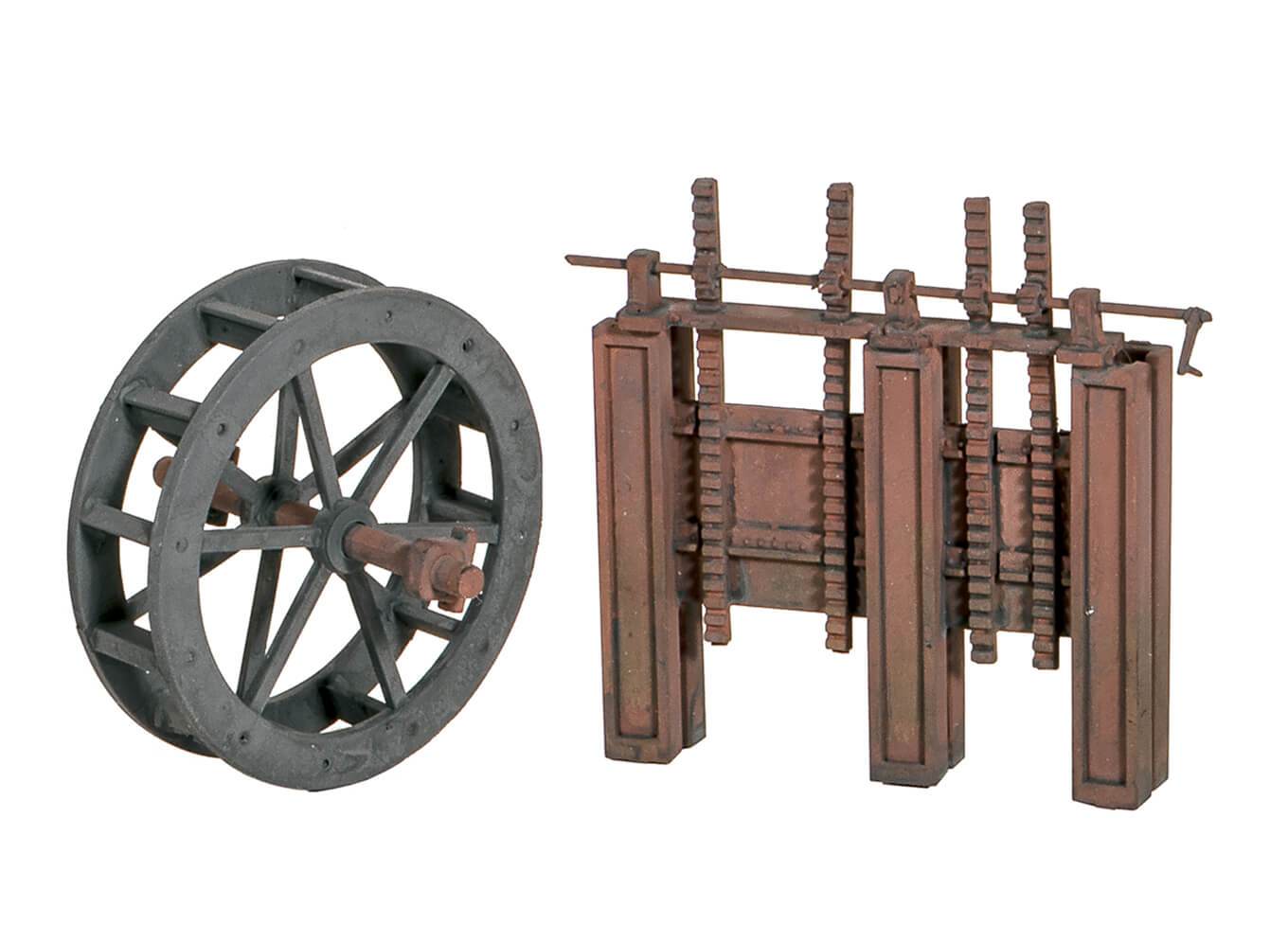 Wills SS84 Water Wheel & Sluice Gates