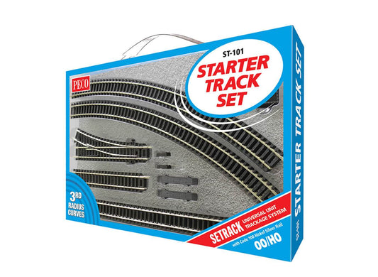 Peco ST-101 Setrack OO/HO Starter Track Set, 3rd Radius