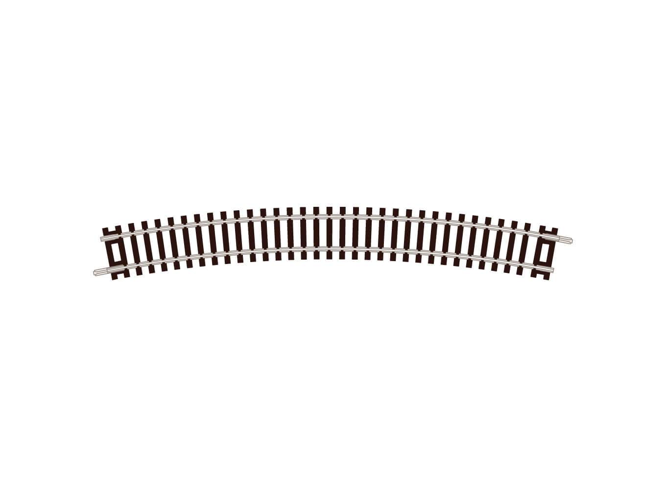Peco ST-18 No.4 Radius Standard Curve, 333.4mm (13in) radius