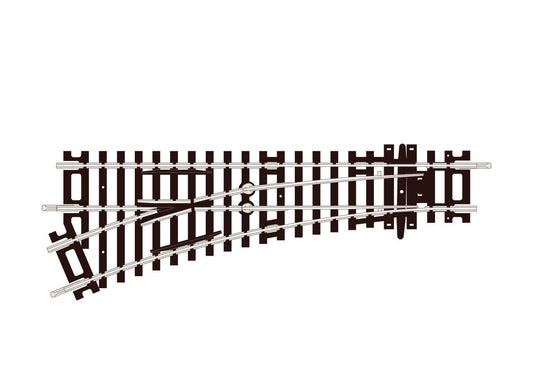 Peco ST-241 No.2 Radius, L/H Turnout, Insulfrog