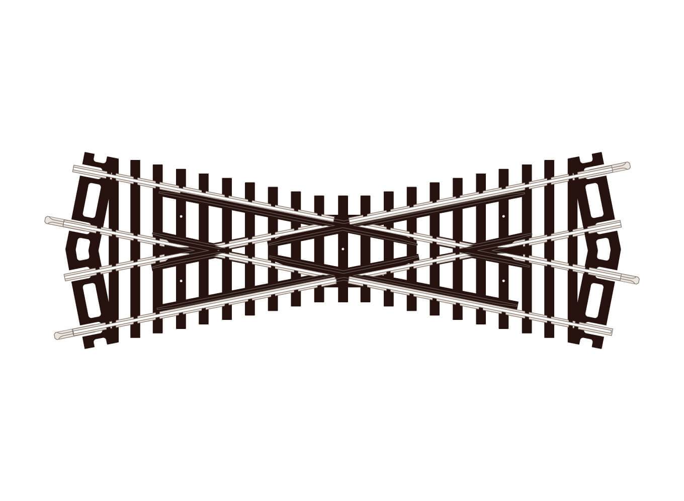 Peco ST-250 Medium Crossing (22½ angle) Insulfrog