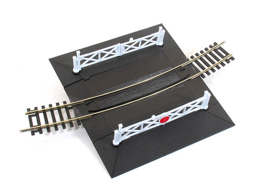 Peco ST-267 Curved (No.4 Rad.) Level Crossing,