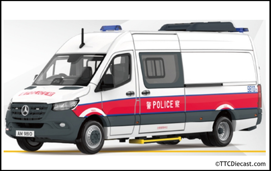 Tiny 66495 Mercedes Benz Sprinter W907 Hong Kong Police CTRU (AM9810) 1:76 Scale *PRE ORDER £21.24*