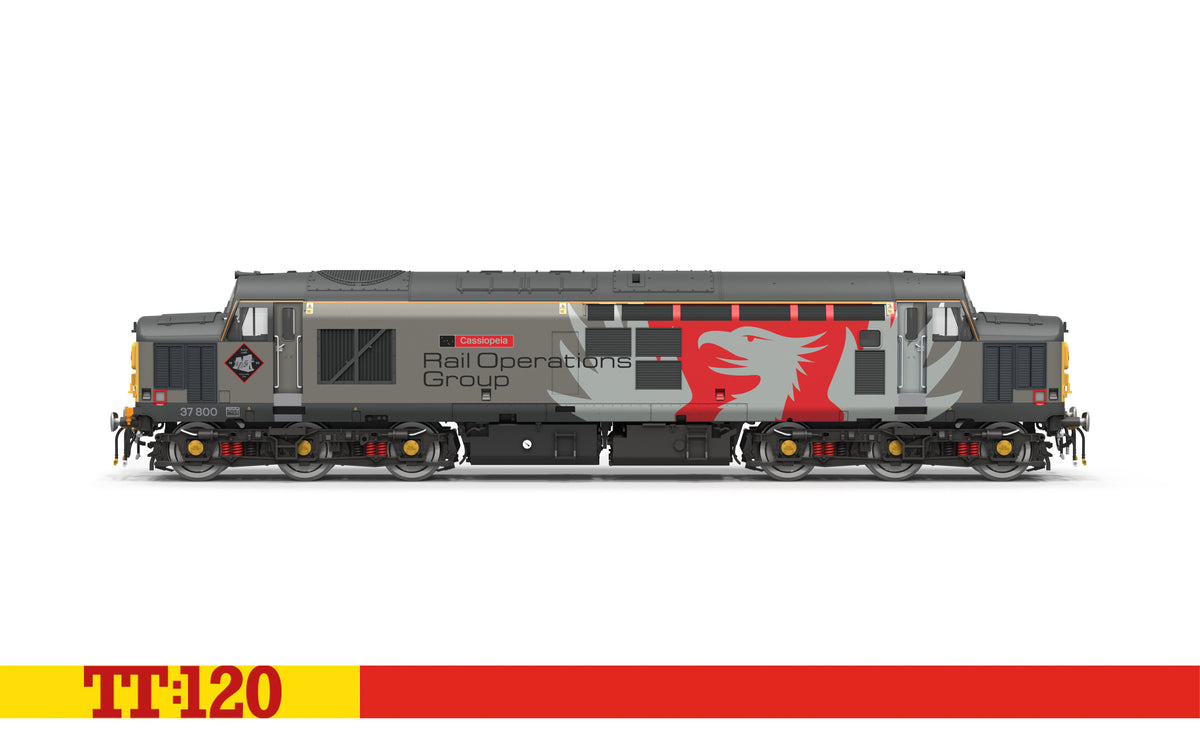 Hornby TT3062M ROG Class 37 Cassiopeia 37800 TT120 Gauge *PRE ORDER £143.99*