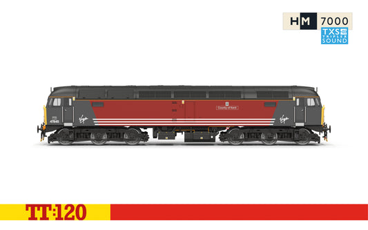 Hornby TT3098TXS Virgin Trains Red - Class 47 - 47845 County of Kent - DCC Sound Fitted TT120 Gauge *PRE ORDER £206.99*