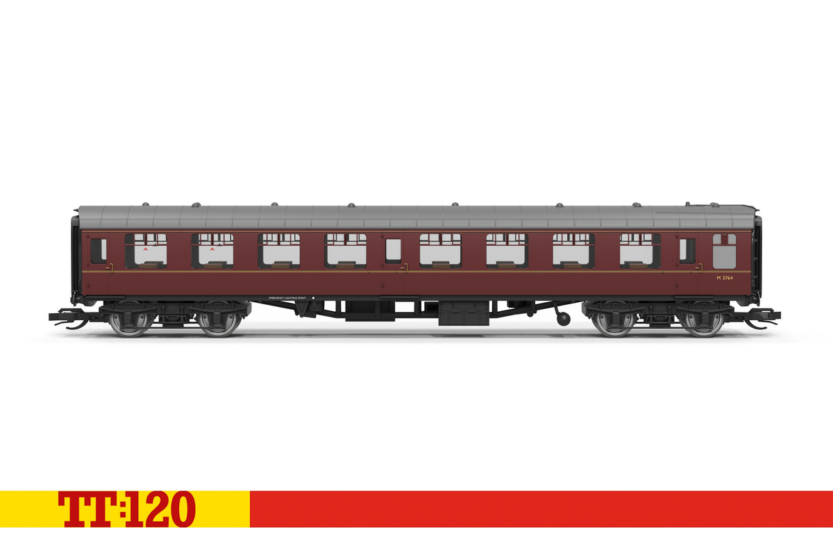 Hornby TT4096 BR Maroon Mk1 TSO M3764 TT120 Gauge *PRE ORDER £37.79*