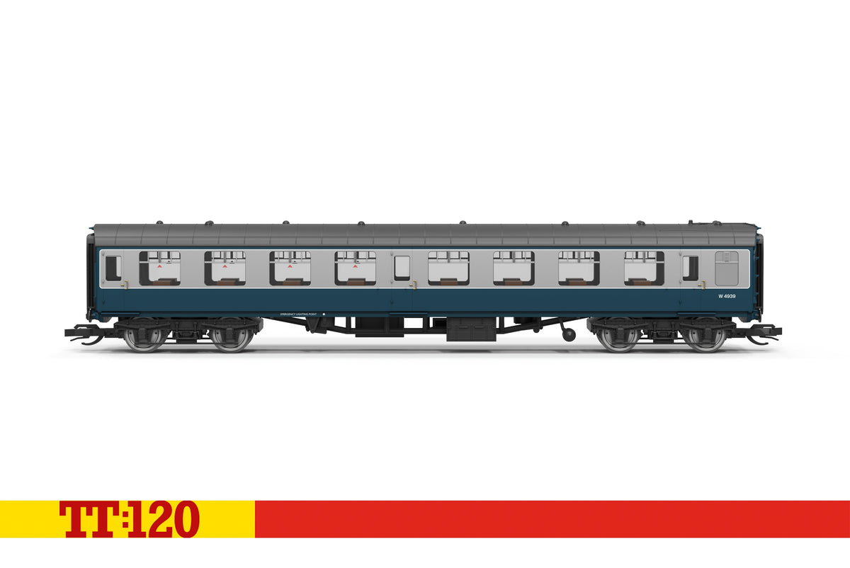 Hornby TT4097B BR Blue & Grey Mk1 TSO W4939 TT120 Gauge *PRE ORDER £37.79*