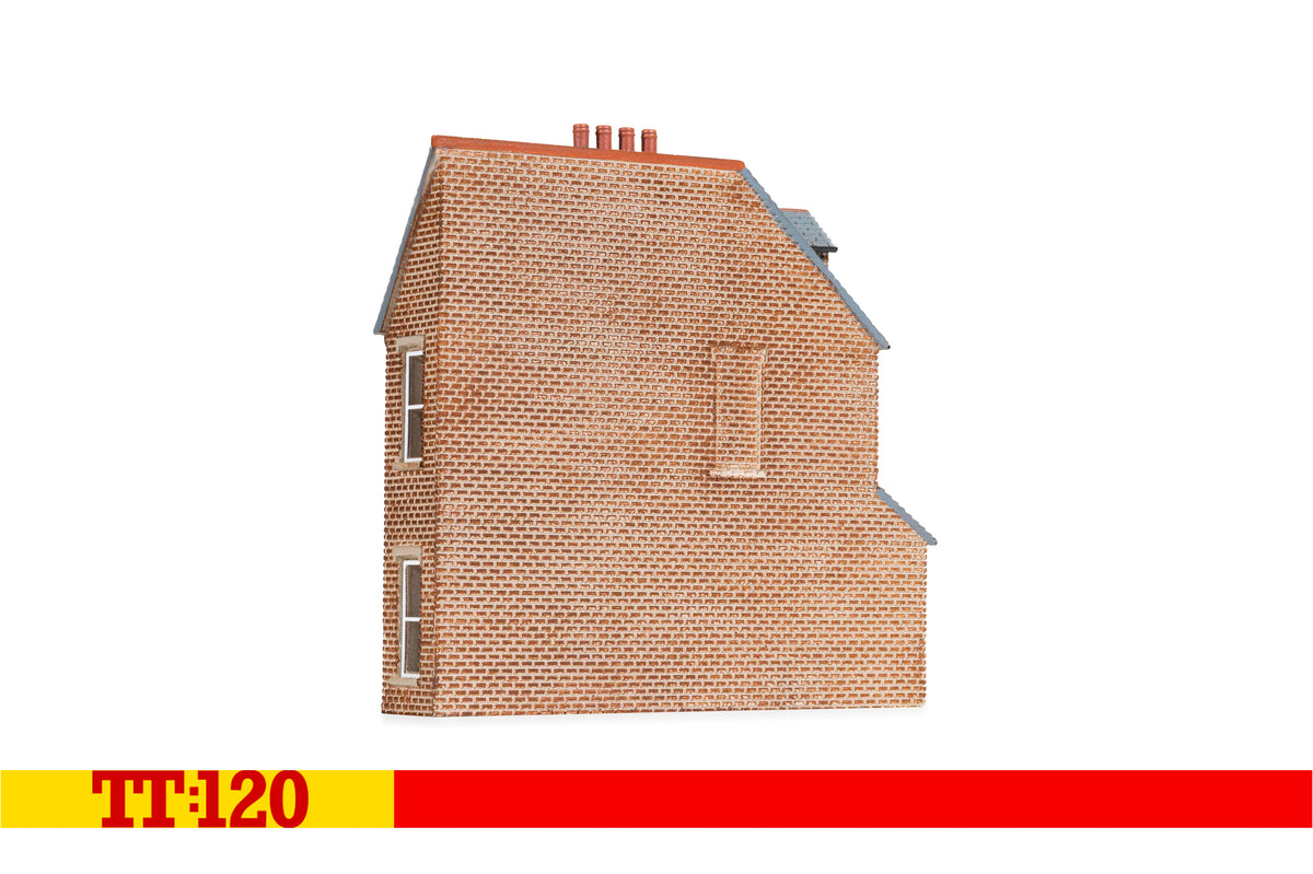 Hornby TT9042 End of Terrace House Right  - Red Brick TT120 Gauge *PRE ORDER £17.99*