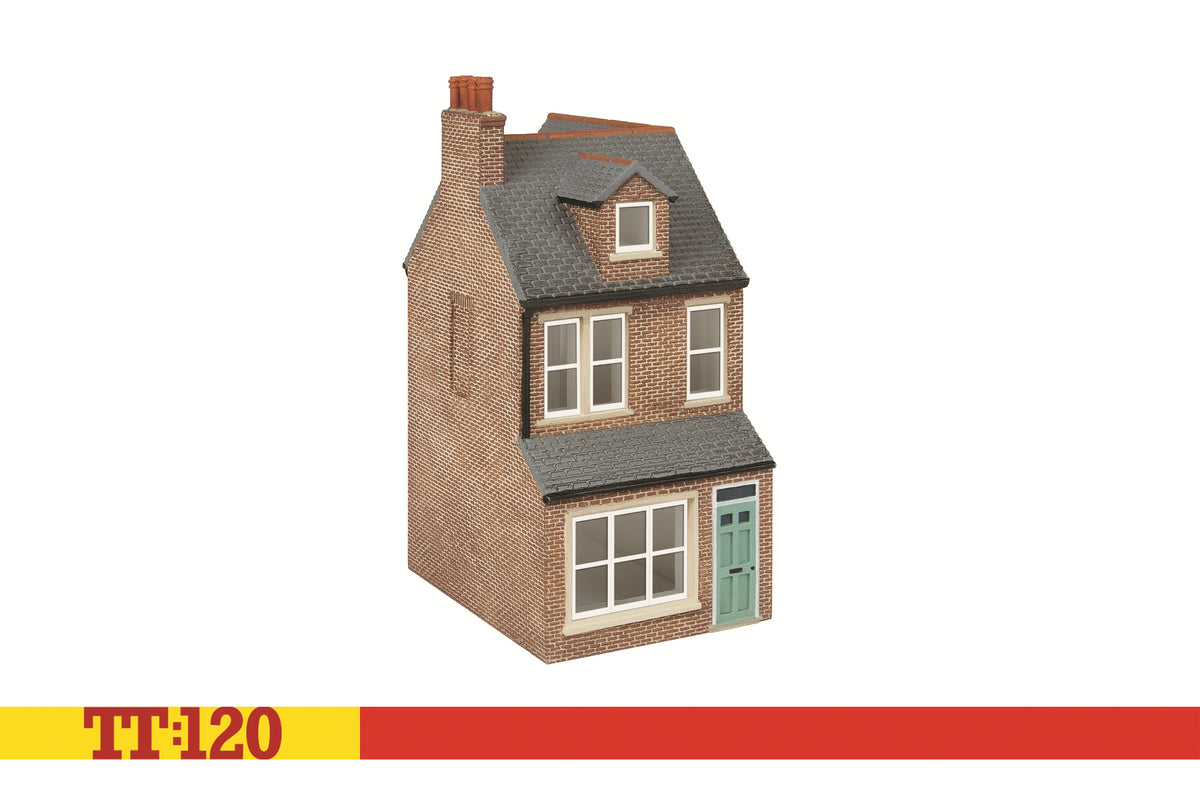 Hornby TT9044 Terrace House Middle Right  - Red Brick TT120 Gauge *PRE ORDER £16.99*
