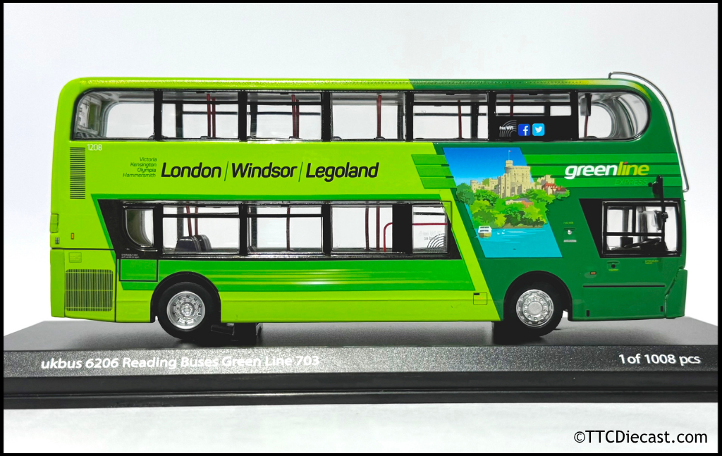 Northcord UKBUS6206 ADL Enviro 400 Reading Buses - Greenline Express