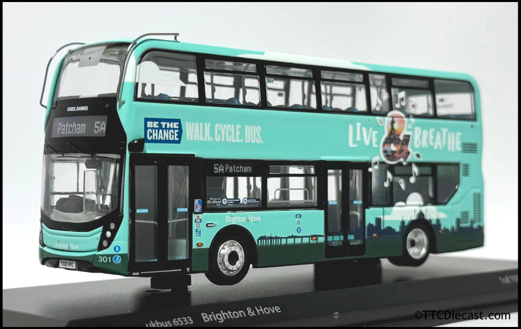 Northcord UKBUS6533 ADL E400MMC Brighton & Hove (301  YX69 NVL) - 1/76 Scale