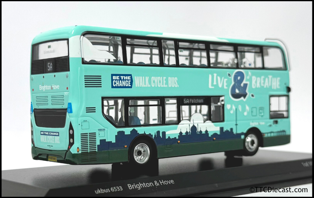 Northcord UKBUS6533 ADL E400MMC Brighton & Hove (301  YX69 NVL) - 1/76 Scale