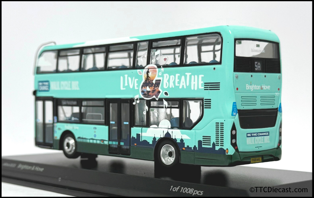 Northcord UKBUS6533 ADL E400MMC Brighton & Hove (301  YX69 NVL) - 1/76 Scale