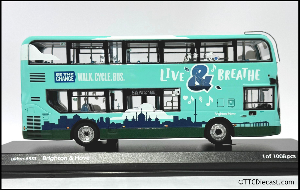 Northcord UKBUS6533 ADL E400MMC Brighton & Hove (301  YX69 NVL) - 1/76 Scale