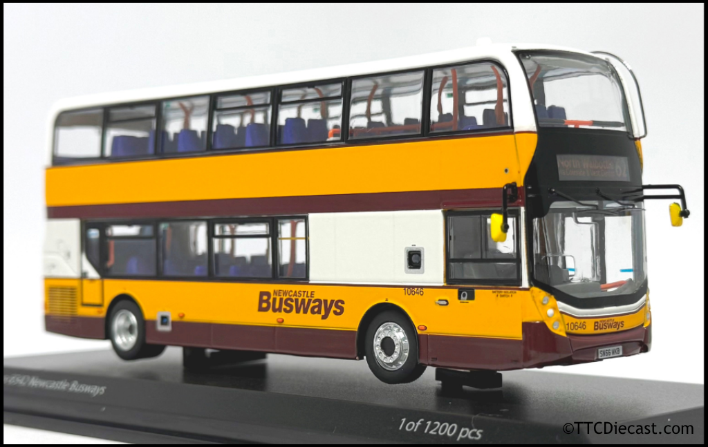 Northcord UKBUS6542 ADL E400MMC Newcastle Busways (10646  SN66 WKB) - PRE ORDER £53.50
