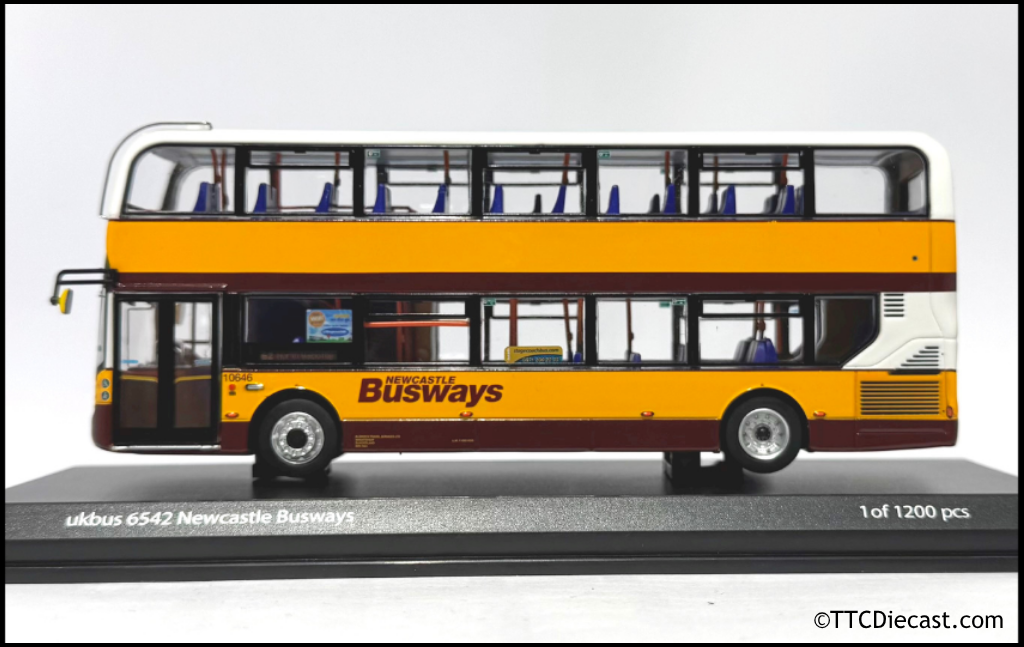 Northcord UKBUS6542 ADL E400MMC Newcastle Busways (10646  SN66 WKB) - PRE ORDER £53.50