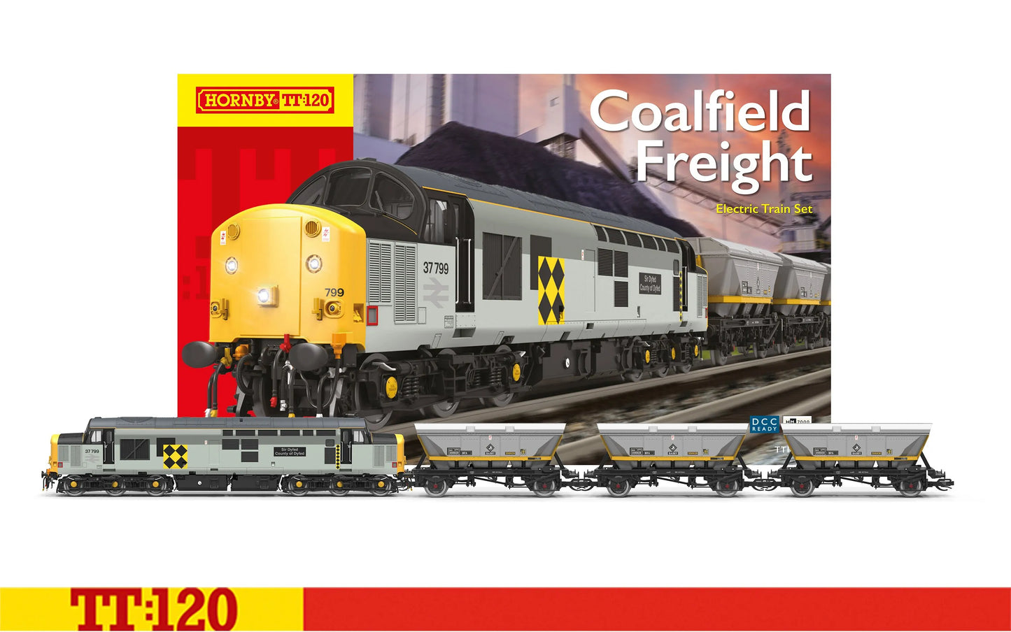 Hornby TT1008M Coallfield Freight Train Set TT120 Gauge *PRE ORDER £169.99*