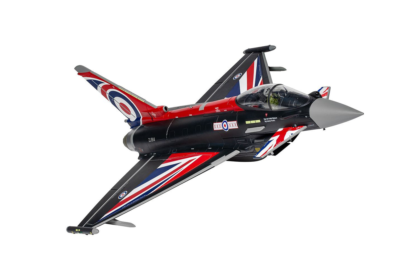 Corgi AA29003 Eurofighter Typhoon FGR4 ZJ914 'Blackjack' RAF Conningsby 2021/22 Display Scheme (WSL)
