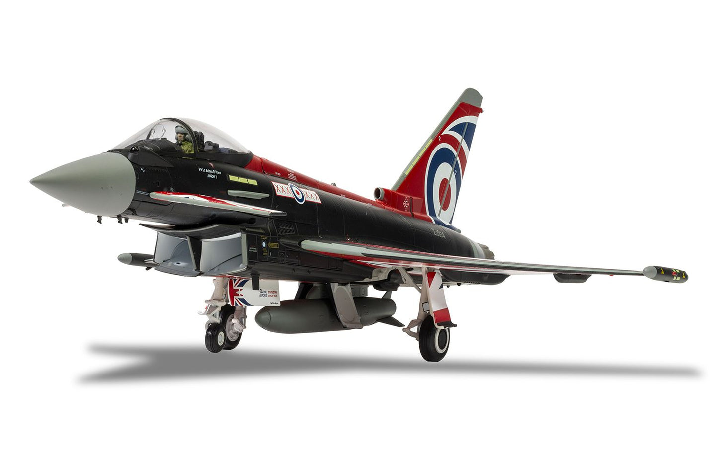 Corgi AA29003 Eurofighter Typhoon FGR4 ZJ914 'Blackjack' RAF Conningsby 2021/22 Display Scheme (WSL)