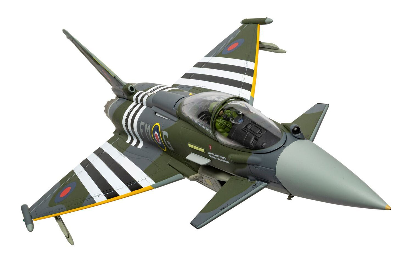 Corgi AA29004 Eurofighter Typhoon FGR4, ZJ913 FM-G Moggy, RAF No.29 Sqn, Coningsby,  2024 D-Day