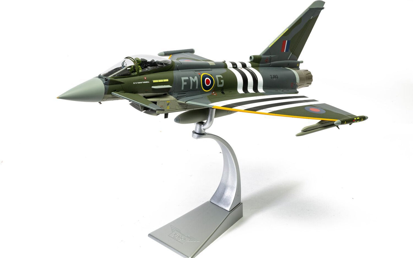 Corgi AA29004 Eurofighter Typhoon FGR4, ZJ913 FM-G Moggy, RAF No.29 Sqn, Coningsby,  2024 D-Day