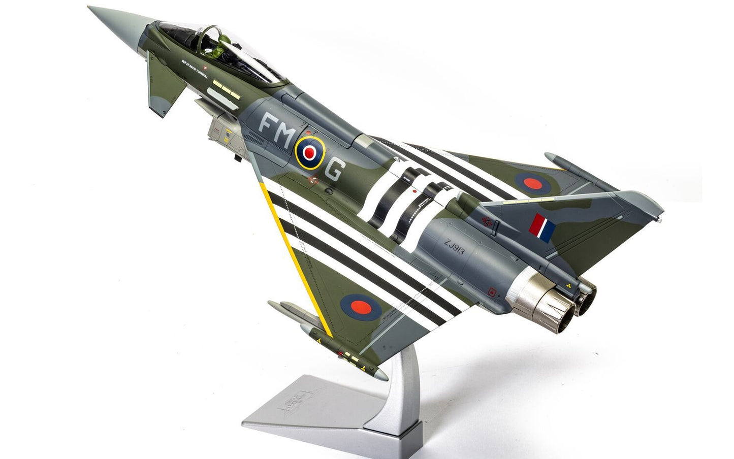 Corgi AA29004 Eurofighter Typhoon FGR4, ZJ913 FM-G Moggy, RAF No.29 Sqn, Coningsby,  2024 D-Day