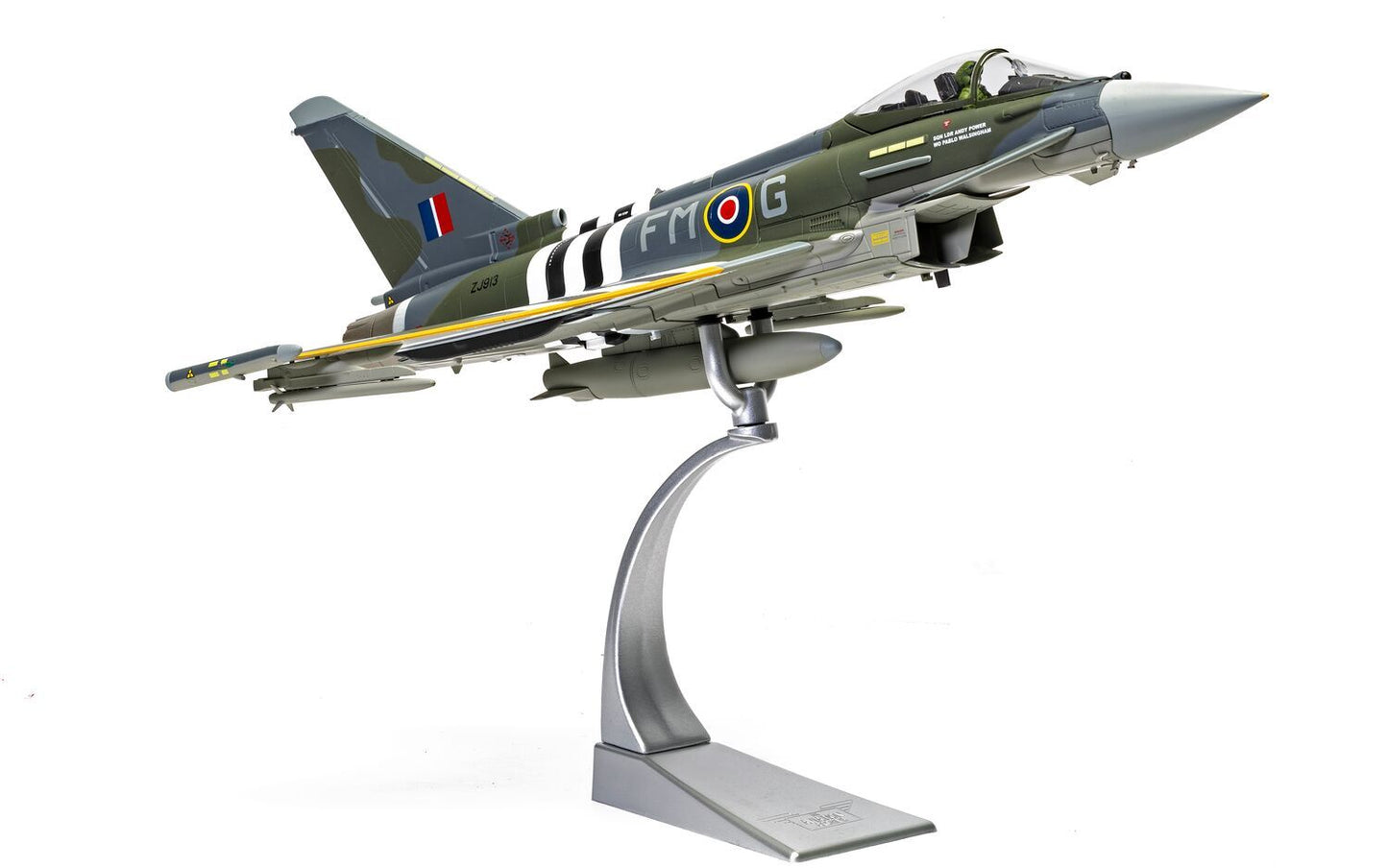 Corgi AA29004 Eurofighter Typhoon FGR4, ZJ913 FM-G Moggy, RAF No.29 Sqn, Coningsby,  2024 D-Day