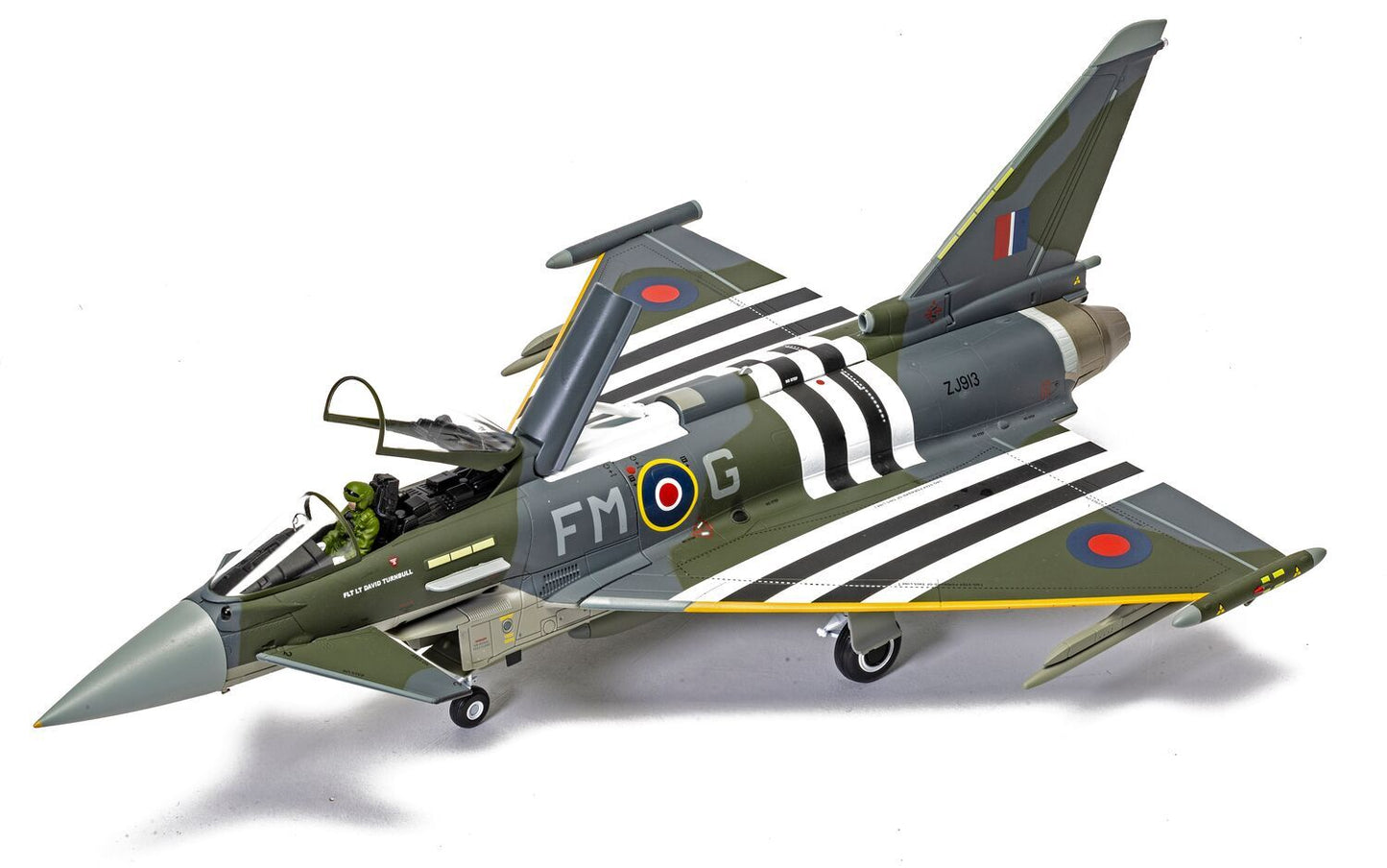 Corgi AA29004 Eurofighter Typhoon FGR4, ZJ913 FM-G Moggy, RAF No.29 Sqn, Coningsby,  2024 D-Day