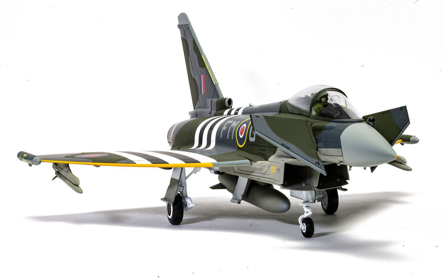 Corgi AA29004 Eurofighter Typhoon FGR4, ZJ913 FM-G Moggy, RAF No.29 Sqn, Coningsby,  2024 D-Day