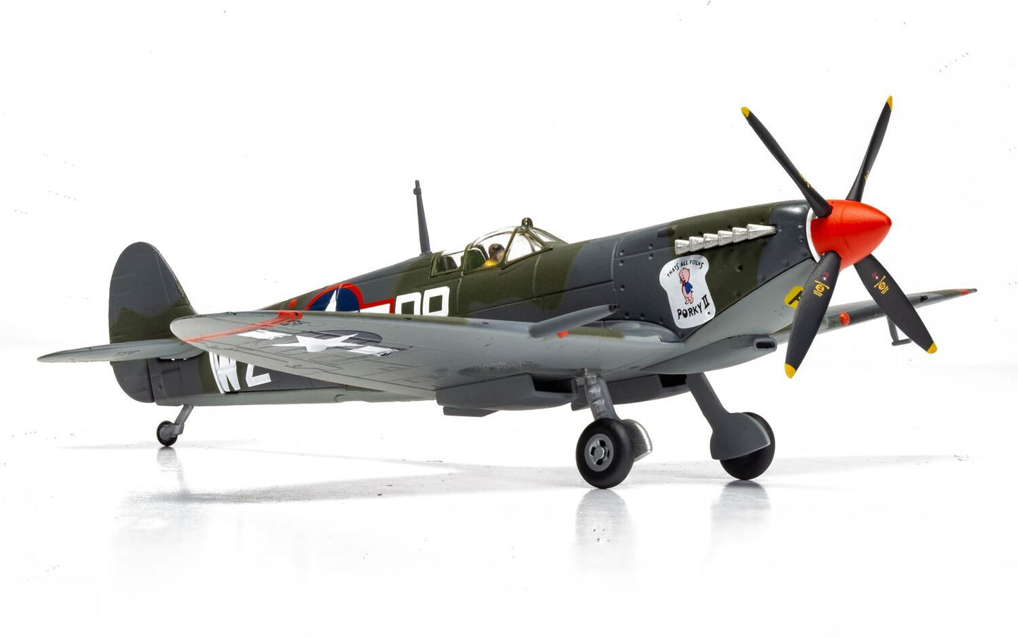 Corgi AA29104 Supermarine Spitfire Mk.IXc, (MH656) WZ-RR 'Porky II', USAAF, Mediterranean Theatre, 1943 1:72 Scale *PRE ORDER £50.99*