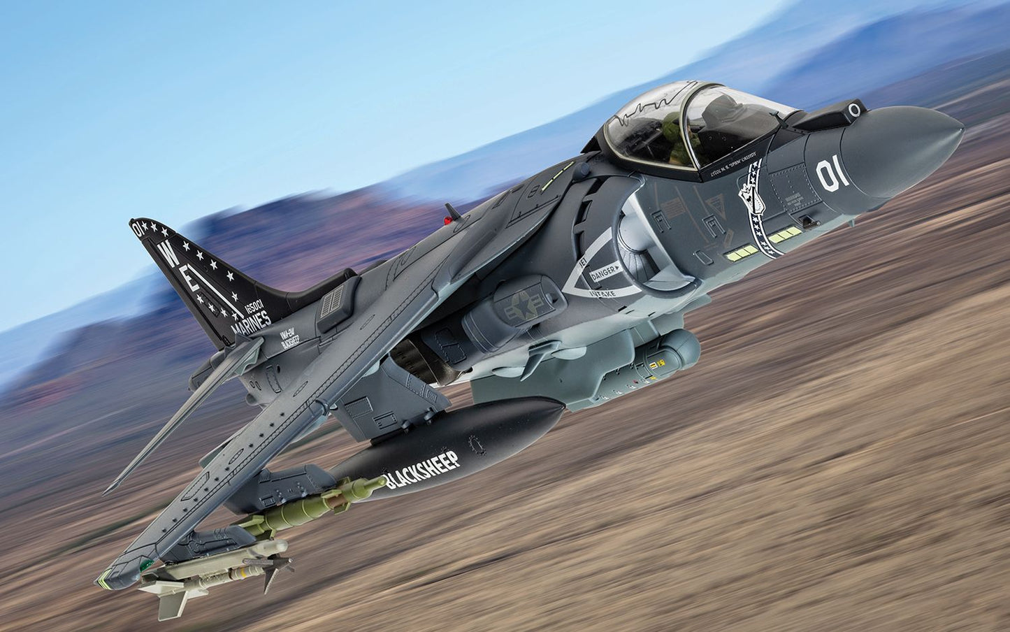 Corgi AA29303 McDonnell Douglas AV-8B+ Harrier II - 165001/01 - VMA-214 'Black Sheep' 1:48 Scale *PRE ORDER £144.49*