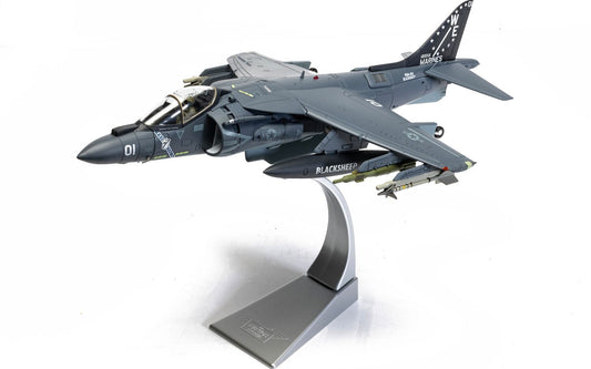 Corgi AA29303 McDonnell Douglas AV-8B+ Harrier II - 165001/01 - VMA-214 'Black Sheep' 1:48 Scale