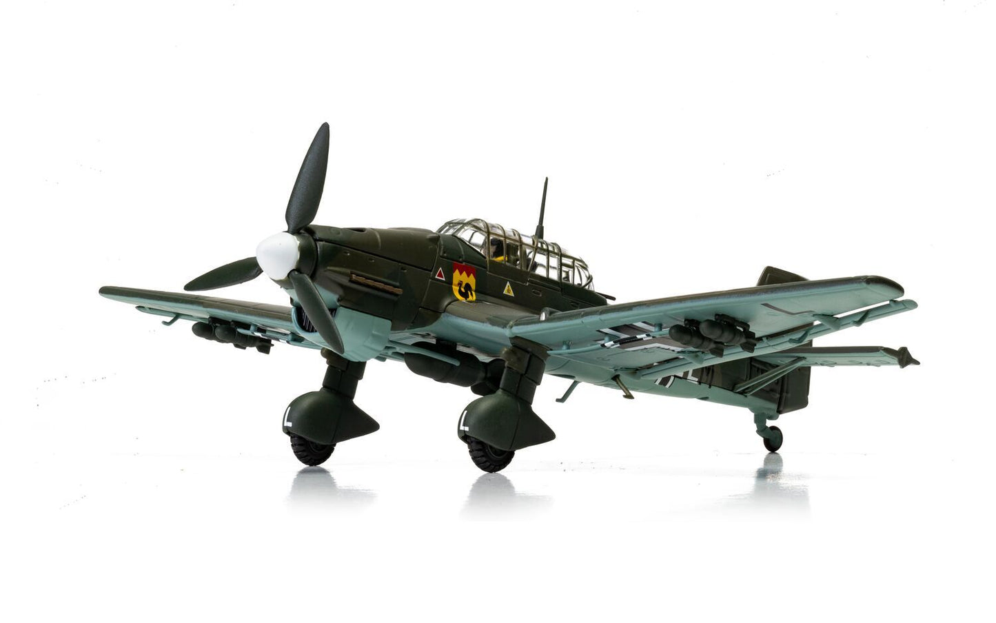 Corgi AA32520 Junkers Ju87B-1 Stuka - Uffz Pittroff and Uffz Scubert - Battle of Britain 85 1:72 Scale