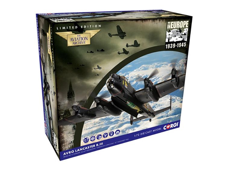Corgi AA32629 Avro Lancaster BIII ED763 'KC-Z' 'Honor' RAF 617 Sqn 'Operation Catechism' 1944