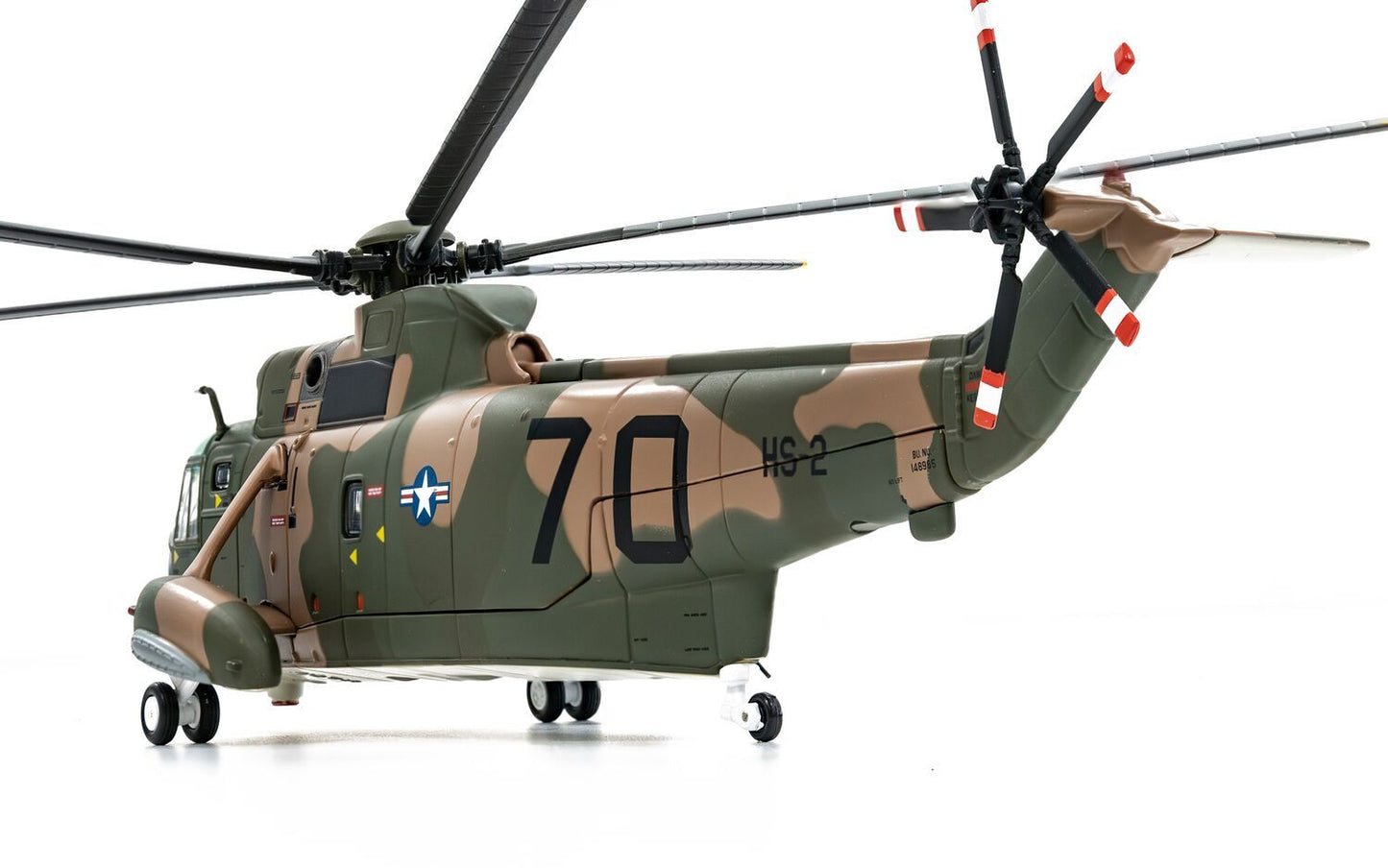 Corgi AA33423 Sikorsky SH-3A Sea King NV-70 HS-2 Golden Falcons USS Hornet, 1/72 Scale