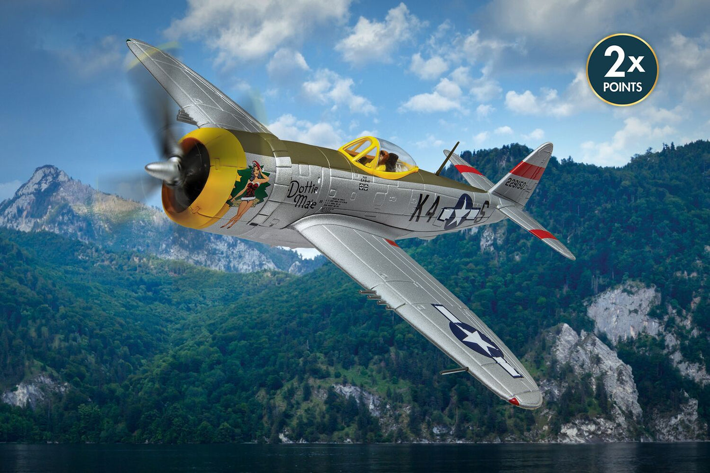 Corgi AA33827 Republic P-47D Thunderbolt 'Dottie Mae' 42-29150/K4-S 410th FG 511th FS May 1945 1:72