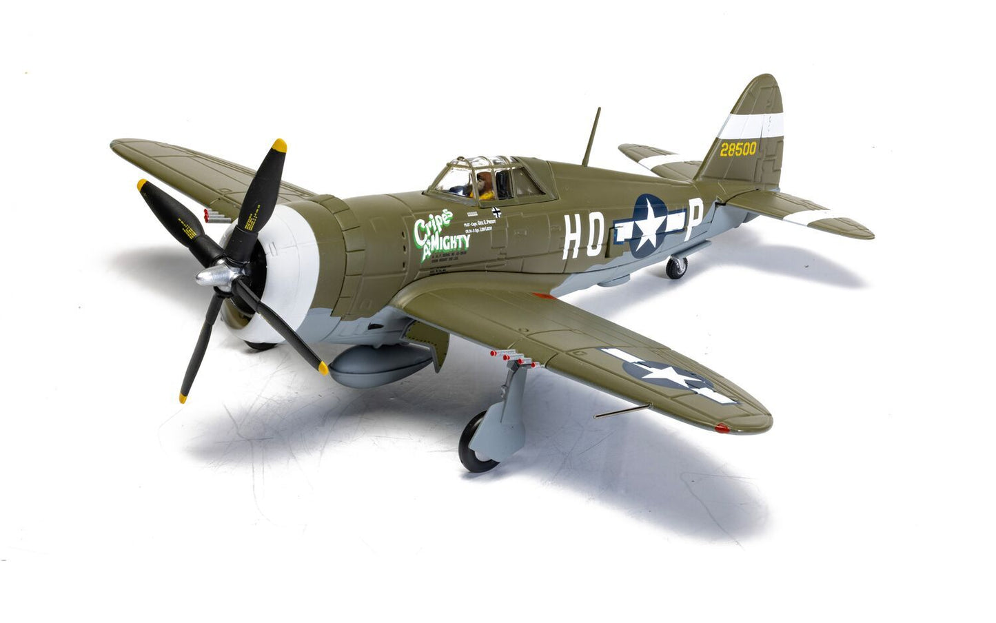 Corgi AA33828 Republic P-47D Thunderbolt - 42-8500/HO-P - ‘Cripes A’ MIGHTY’ 1:72 Scale