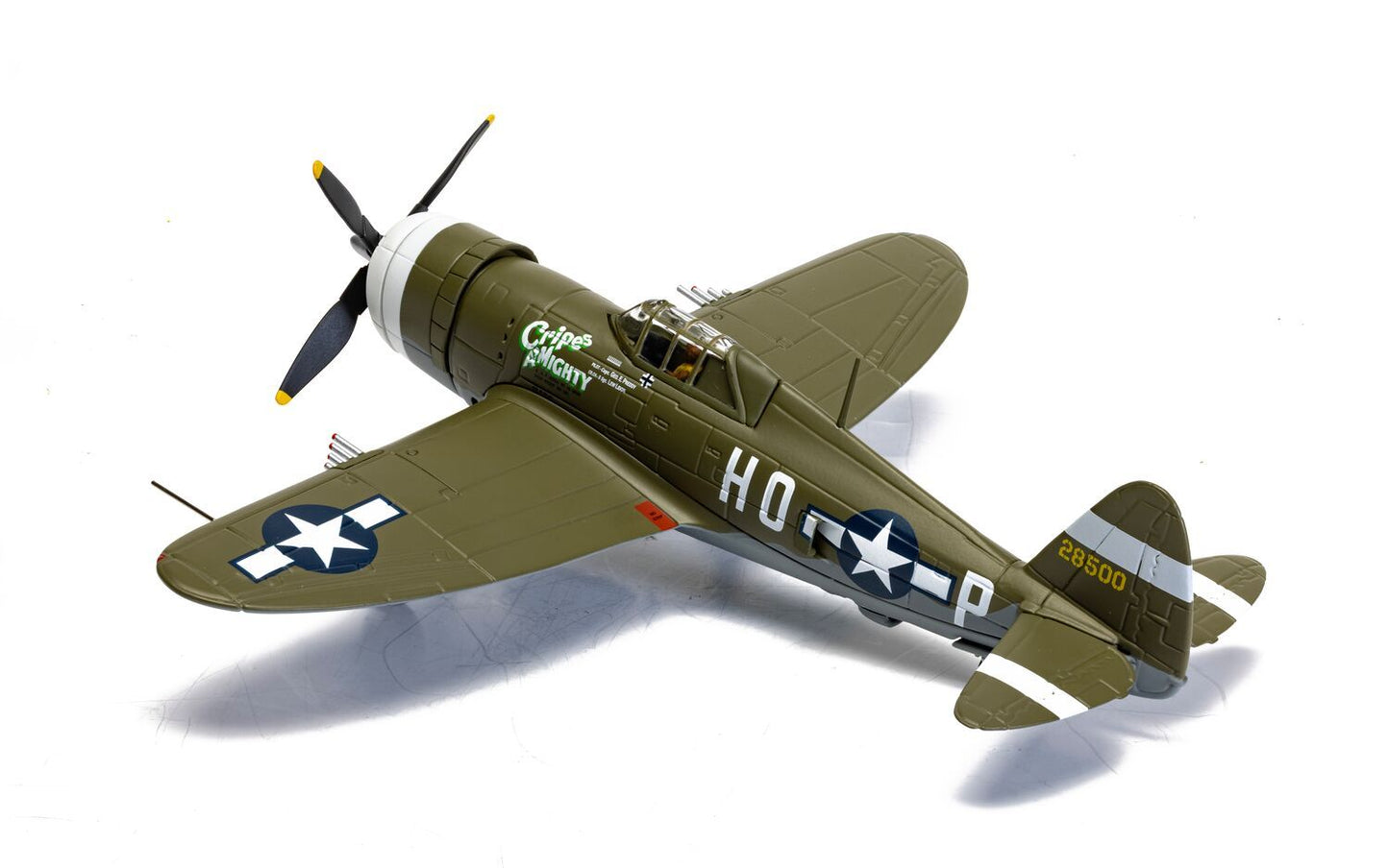 Corgi AA33828 Republic P-47D Thunderbolt - 42-8500/HO-P - ‘Cripes A’ MIGHTY’ 1:72 Scale